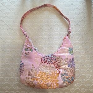 Elegant Floral Pink Mini Bag